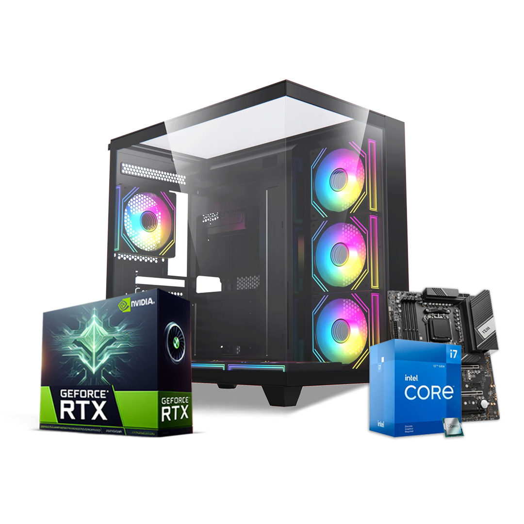 Voyager Gaming PC Intel Core i7-12700K, RTX 4070 12GB, 32GB RAM, 1TB SSD, WINDOWS 10/11 PRO 64BIT Voyager Gaming PC Intel Core i7-12700K, RTX 4070 12GB, 32GB RAM, 1TB SSD, WINDOWS 10/11 PRO 64BIT